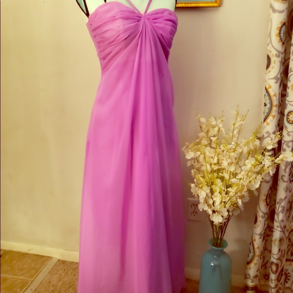 Beautiful Fuchsia long dress